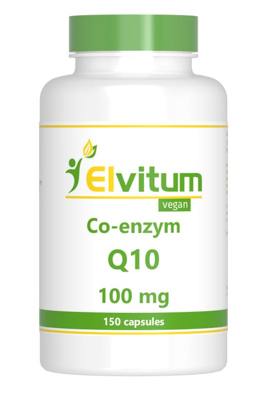 Elvitum Co-enzym Q10 100mg 150.00 Vegetarische capsules