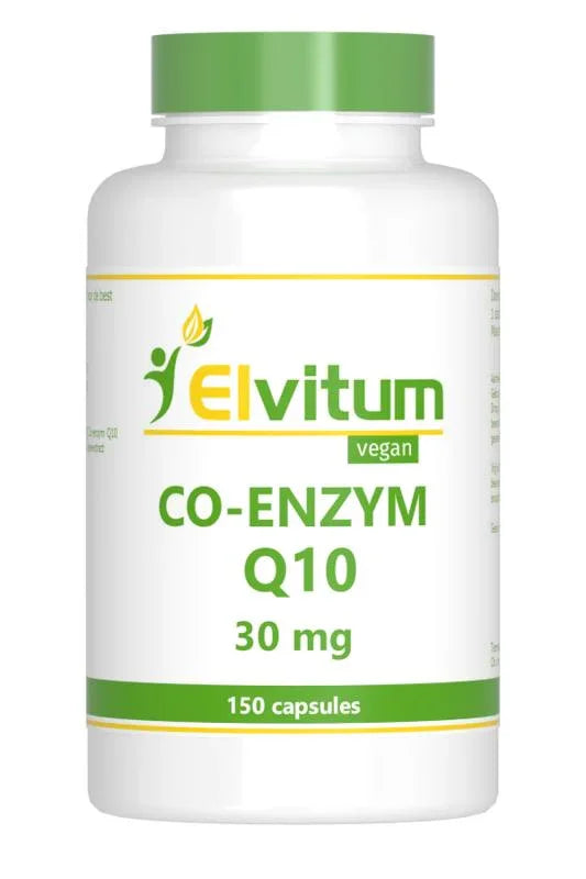 Elvitum Co-enzym Q10 30mg 150 Vegetarische capsules