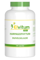 Elvitum Duivelsklauw harpagophytum 240 Vegetarische capsules