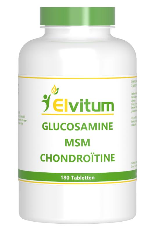 Elvitum Glucosamine MSM chondroitine 180 Tabletten