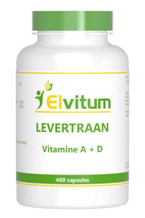Elvitum Levertraan A D3 400 Capsules