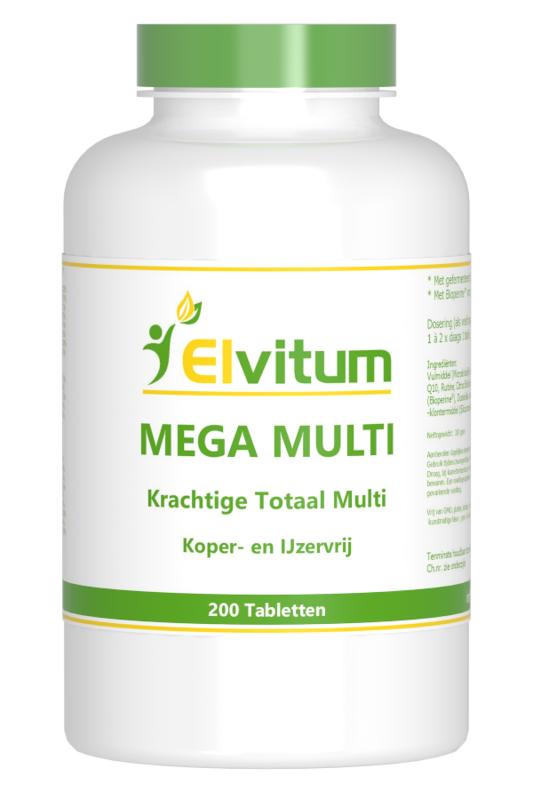 Elvitum Mega multi 200 Tabletten