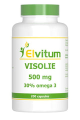Elvitum Visolie 500mg omega 3 30% 200.00 Capsules