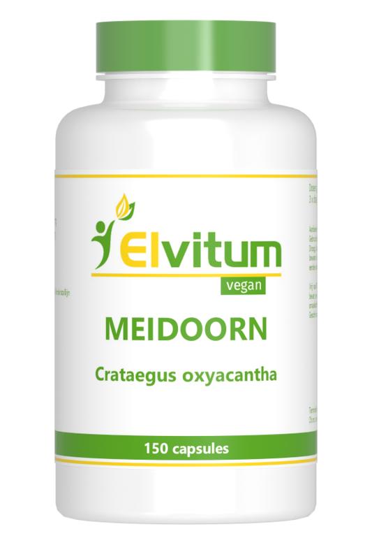 Elvitum Meidoorn 150.00 Vegetarische capsules