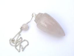 Ruben Robijn Pendel druppel roze kwarts 1 Stuks