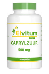 Elvitum Caprylzuur 500mg 90.00 Vegetarische capsules