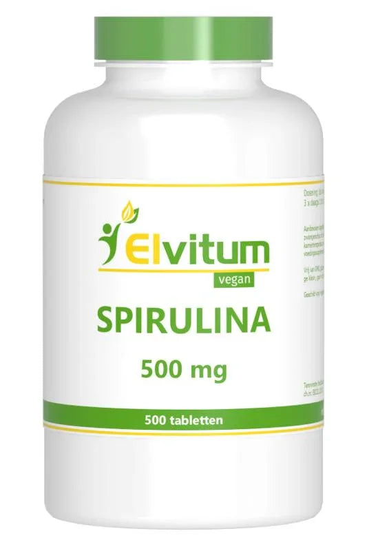 Elvitum Spirulina 500mg 500 Tabletten