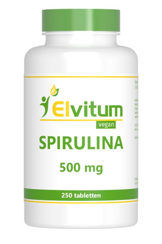 Elvitum Spirulina 500mg 250.00 Tabletten
