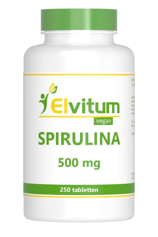 Elvitum Spirulina 500mg 250 Tabletten