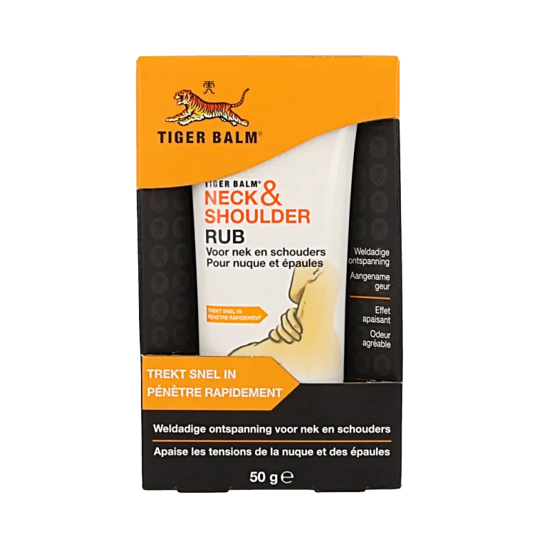 Tiger Balm Tijgerbalsem neck en shoulder rub 50.00 Gram