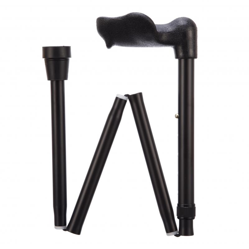 Able 2 Wandelstok anatomisch opvouw zwart links 1 Stuks