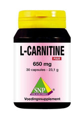 SNP L-Carnitine 650mg puur 30 Capsules