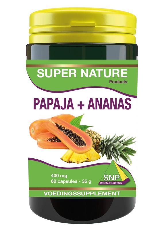 SNP Papaja -ananas 400 mg 60.00 Capsules