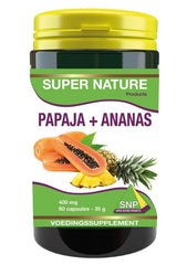 SNP Papaja -ananas 400 mg 60.00 Capsules