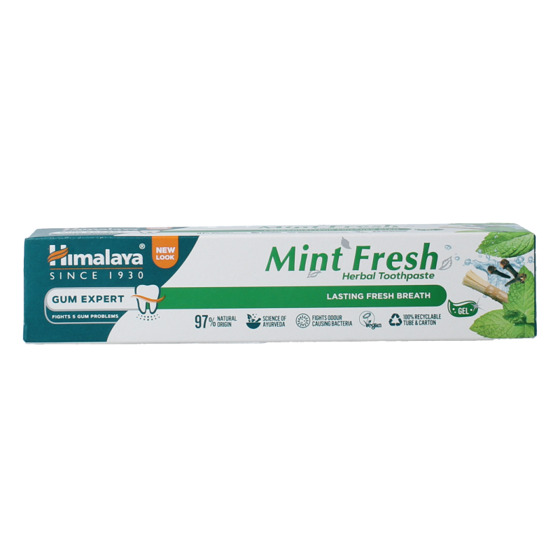 Himalaya Tandpasta kruiden mint fresh 75.00 Milliliter