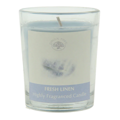 Green Tree Geurkaars fresh linen 55 Gram
