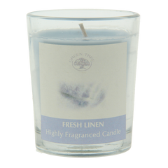 Green Tree Geurkaars fresh linen 55 Gram