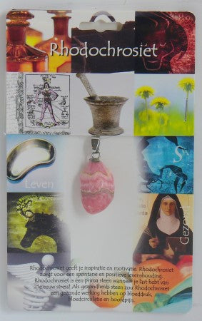 Steengoed Hanger gezondheidssteen rhodochrosiet 1 Stuks