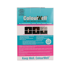 Colourwell 100% Natuurlijke haarkleuring mild zwart 100.00 Gram