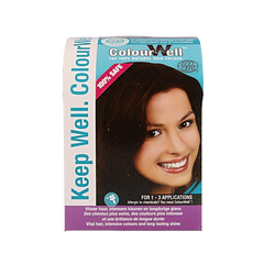 Colourwell 100% Natuurlijke haarkleur donker kastanje bruin 100 Gram