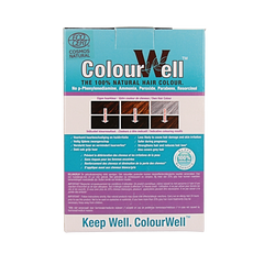 Colourwell 100% Natuurlijke haarkleur donker kastanje bruin 100 Gram