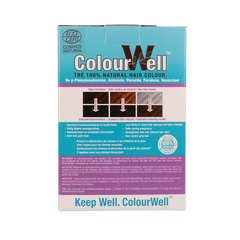 Colourwell 100% Natuurlijke haarkleur donker kastanje bruin 100.00 Gram