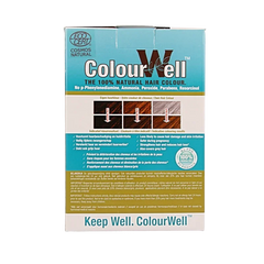 Colourwell 100% Natuurlijke haarkleuring kastanje bruin 100 Gram