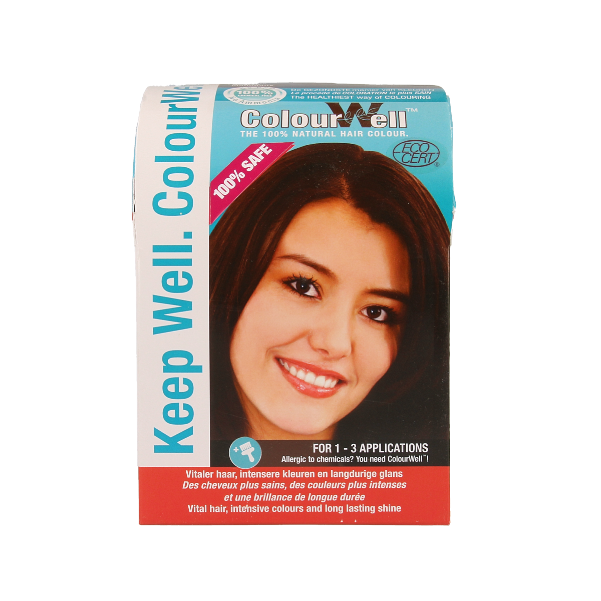 Colourwell 100% Natuurlijke haarkleur mahonie 100.00 Gram