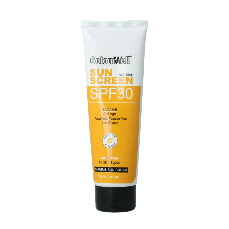 Colourwell Natuurlijke zonnecreme SPF30 100.00 Milliliter