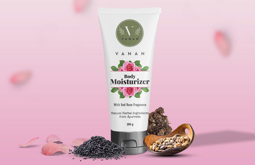 Vanan Body moisturizer red rose 200 Gram