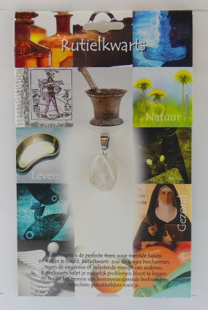 Steengoed Hanger gezondheidssteen rutielkwarts 1 Stuks