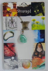 Steengoed Hanger gezondheidssteen smaragd 1 Stuks