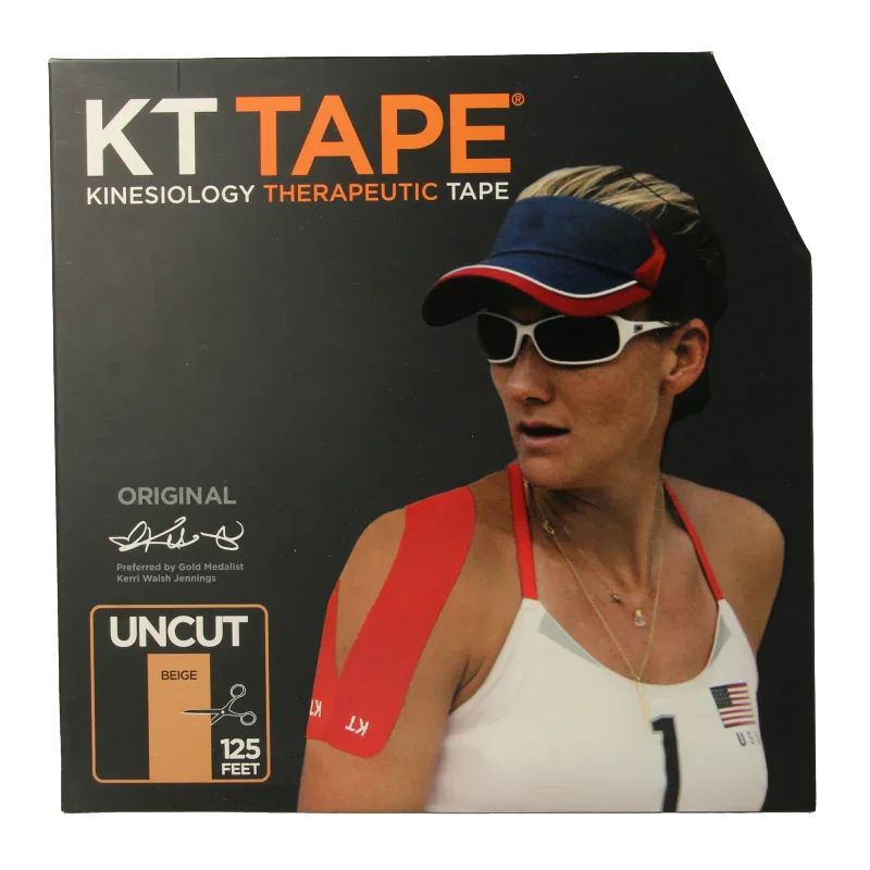 KT Tape Jumbo original roll 38 meter beige precut 1 Stuks