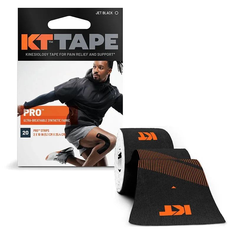 KT Tape Pro precut 5 meter zwart 20 Stuks