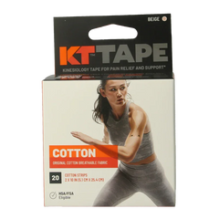 KT Tape Original precut 5 meter beige 20 Stuks
