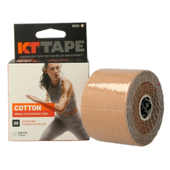 KT Tape Original precut 5 meter beige 20 Stuks