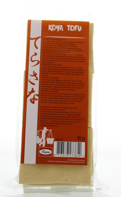 TS Import Koya tofu gevriesdroogd 96 Gram