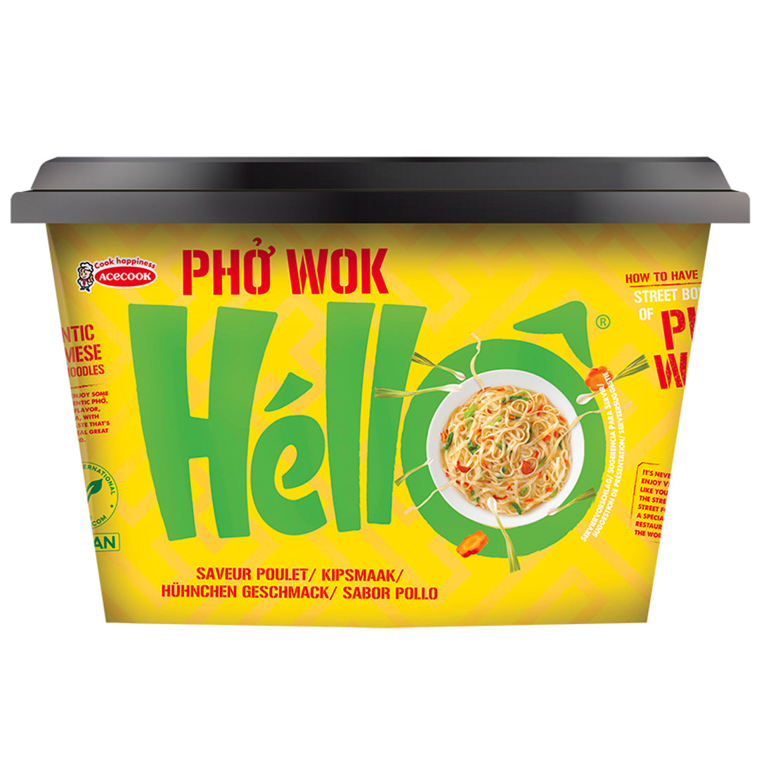 Hello Pho Instant pho wok kipsmaak glutenvrij 76 Gram
