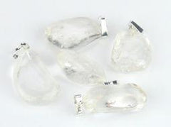 Steengoed Bergkristal hanger 5 Stuks