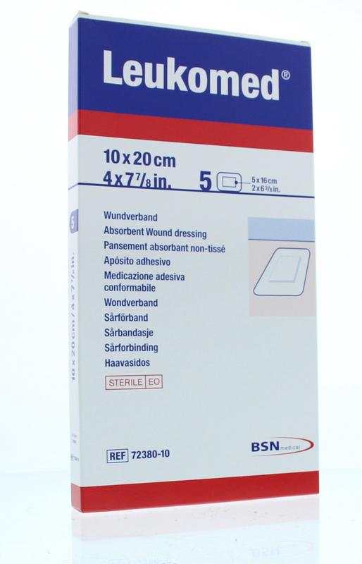 Leukomed Wondverband 10.0 x 20cm steriel 5.00 Stuks