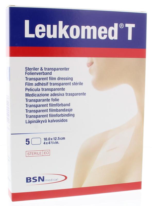 Leukomed Transparant wondverband T 10.0 x 12.5cm steriel 5.00 Stuks