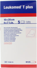 Leukomed Transparant wondverband T plus 10.0 x 20cm 5.00 Stuks