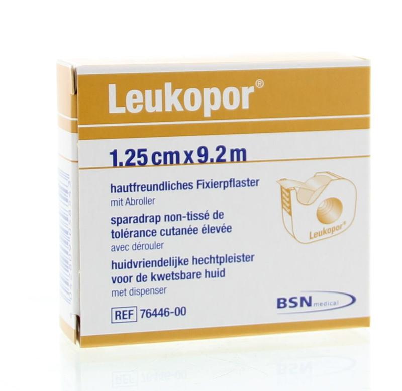Leukopor Hechtpleister 9.2m x 1.25cm +D 76447 1 Stuks