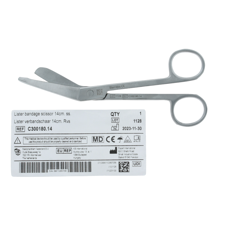 Heka Verbandschaar RVS 14cm 1 Stuks