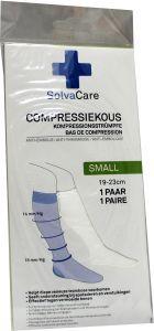 Solvacare Compressiekous wit S 19 - 23 cm 1.00 Paar