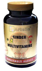 Artelle Kindermulti aardbei 100.00 Kauwtabletten