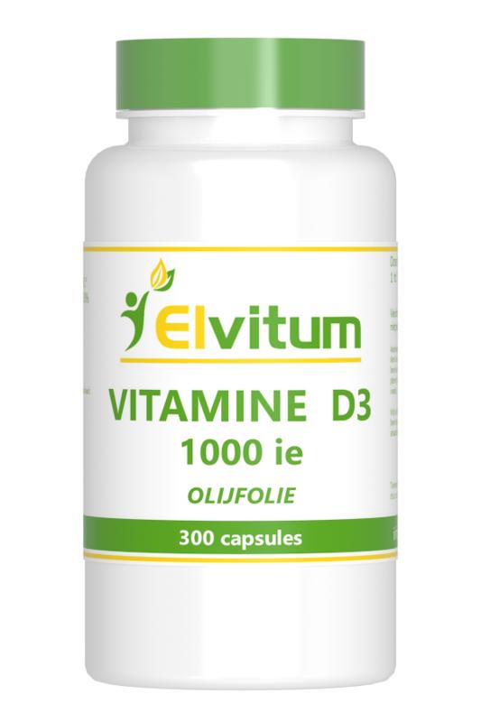 Elvitum Vitamine D3 1000IE/25mcg 300 Capsules