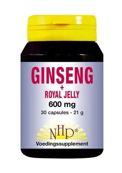 NHP Ginseng royal jelly 600mg 30 Capsules