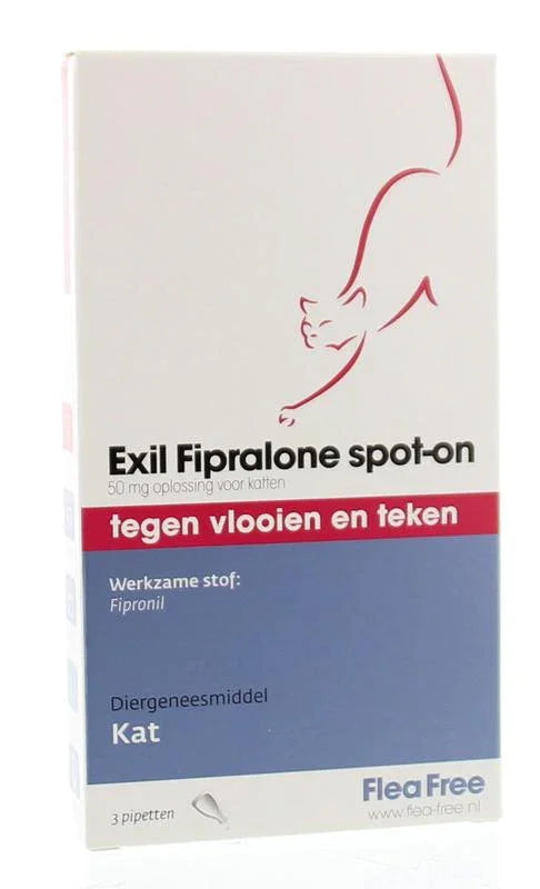 Exil Fipralone spot on kat 3 Stuks