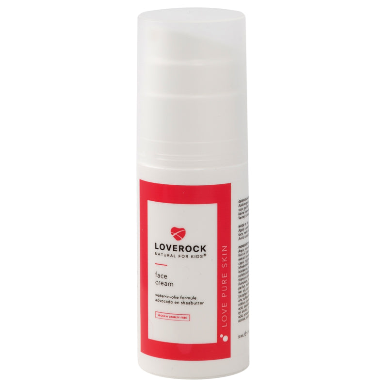 Loverock Love pure skin gezichtscreme kids 50 Milliliter